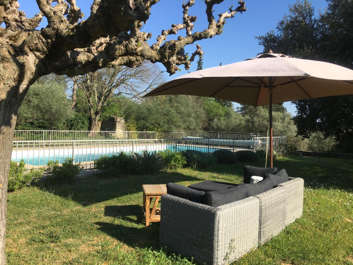 Les Olivettes Le Mazet Bed and Breakfast Uzès Eksteriør billede